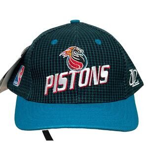 Detroit Pistons Vintage SnapBack Hat 90s Logo Athletic NEW WITH TAGS